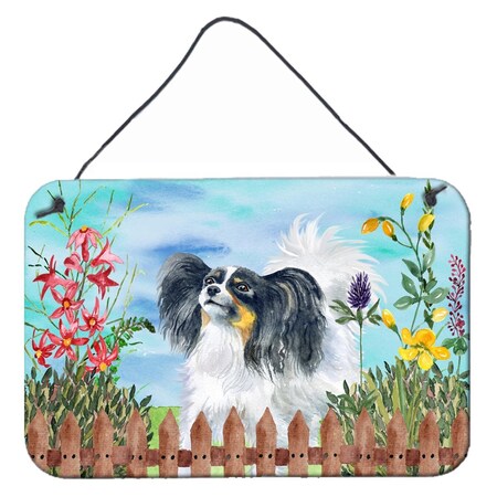 Carolines Treasures Papillon Spring Wall or Door Hanging Prints, 8 x 12 in. CK1219DS812